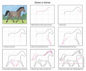 How to Draw a Horse | Fun Family Crafts