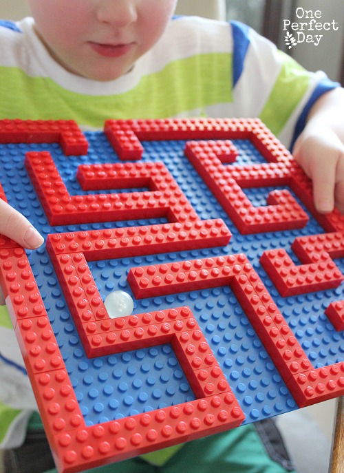 maze lego marble crafts fun