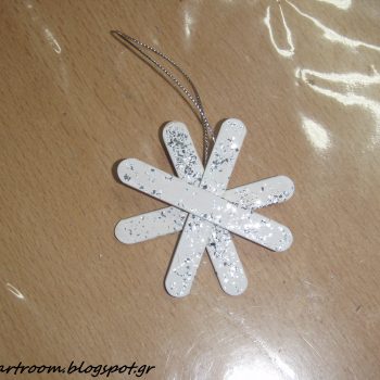 Craft Stick Snowflake