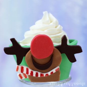 Chocolate Rudolph Cupcake Wrappers
