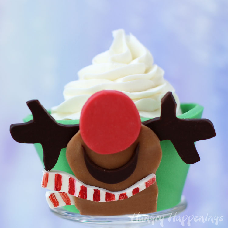 Chocolate Rudolph Cupcake Wrappers Fun Family Crafts