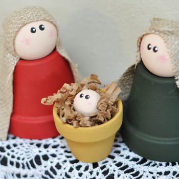 Clay Pot Nativity