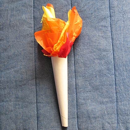 Olympic Torch Craft Fun Family Crafts
