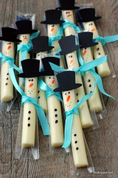 String Cheese Snowman