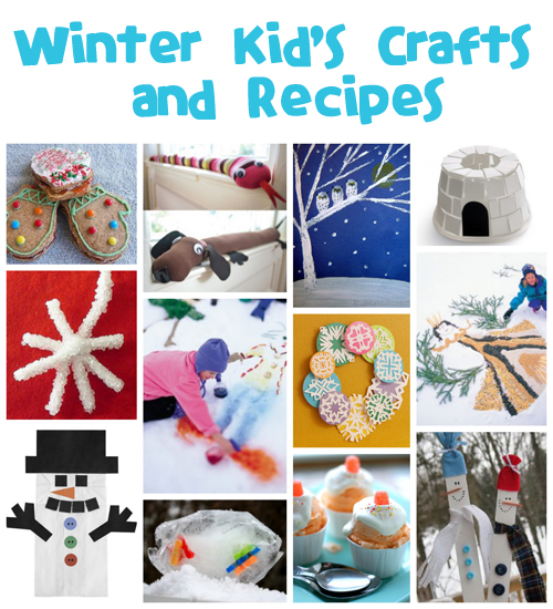 Winter Crafts and Recipes Fun Family Crafts