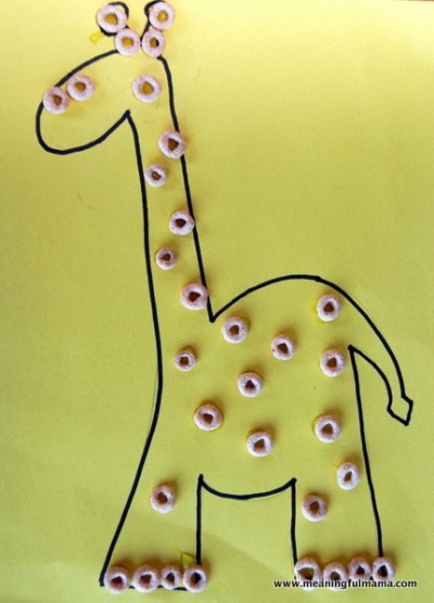 Cheerios Giraffe