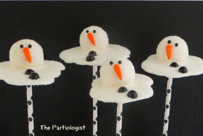 Melted Snowman Cake Pops!
