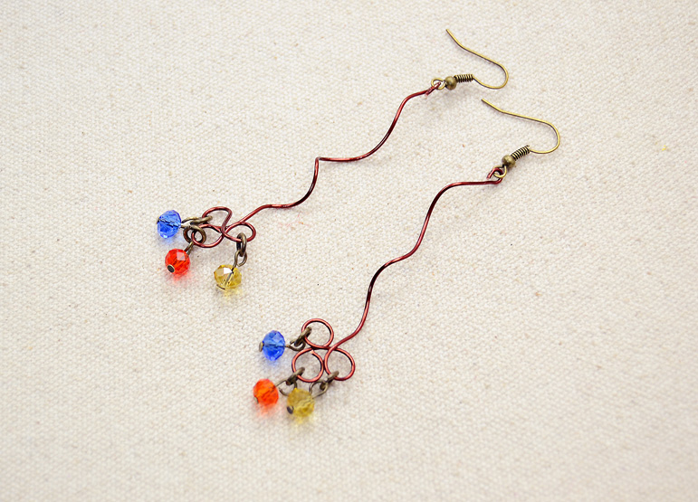 Twisted Wire Earrings Fun Family Crafts