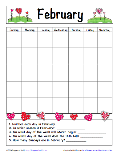 Free February Learning Calendar