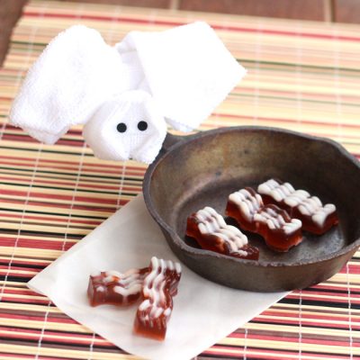 Bacon Soap with Washcloth Piggy