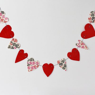 Duct Tape Heart Bunting