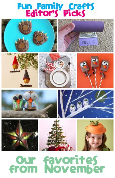 Fun Family Crafts - Editors’ Picks: November 2013