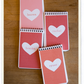 Valentine Notepads