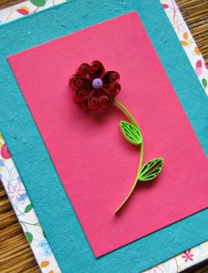Quilled Valentine Card | Fun Family Crafts