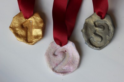 Salt Dough Olympic Medals