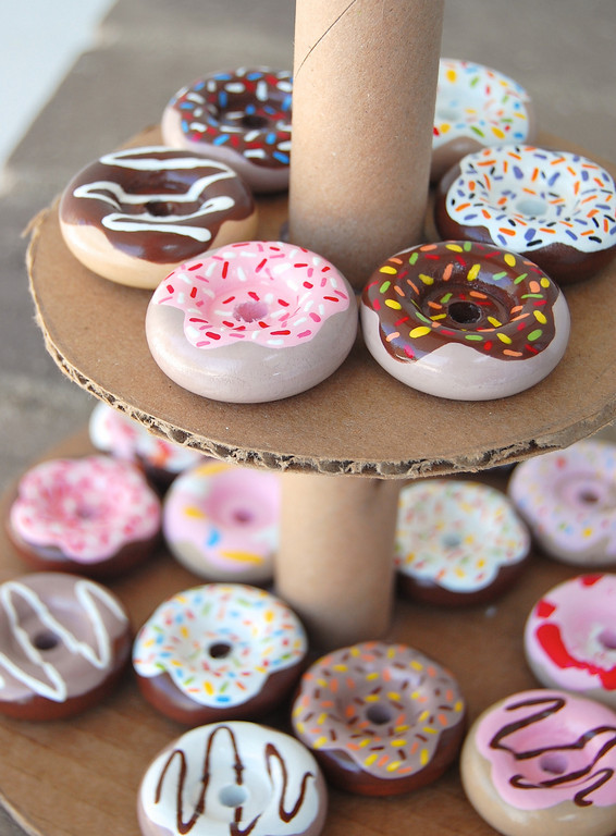 Pretend Wooden Donuts | Fun Family Crafts