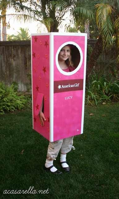 American Girl Doll Box Costume | Fun Family Crafts