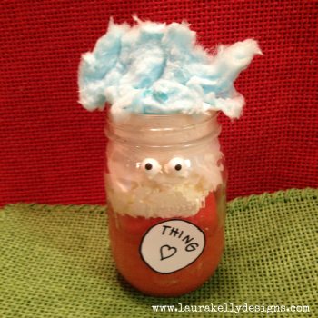 Dr. Seuss THING Jar and Cupcakes