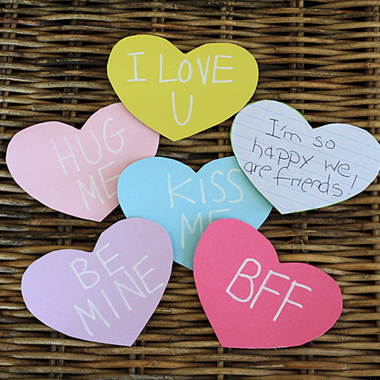 Cereal Box Conversation Hearts | Fun Family Crafts