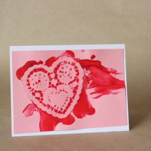 Finger Paint Valentines | Fun Family Crafts