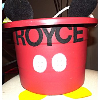 Personalized Mickey Mouse Bucket