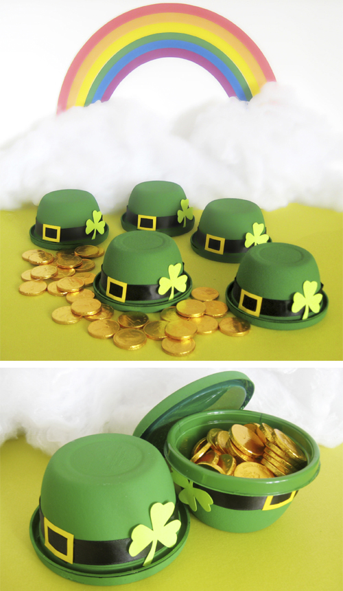 Make a Plastic Cup Leprechaun Hat for a St. Patrick's Day Activity