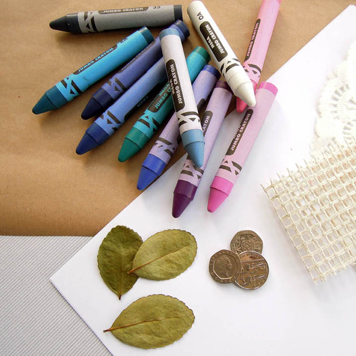 Crayon Rubbings Fun Family Crafts