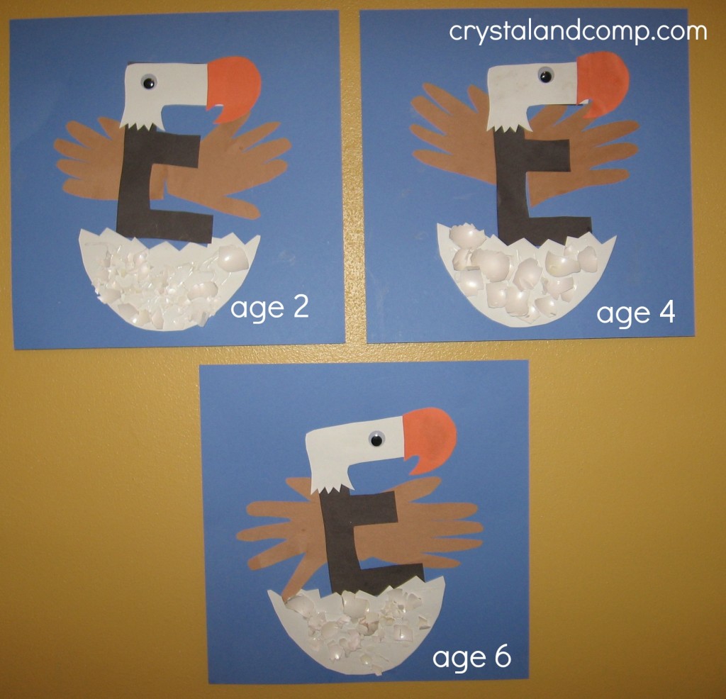 E is for Eagle | Fun Family Crafts