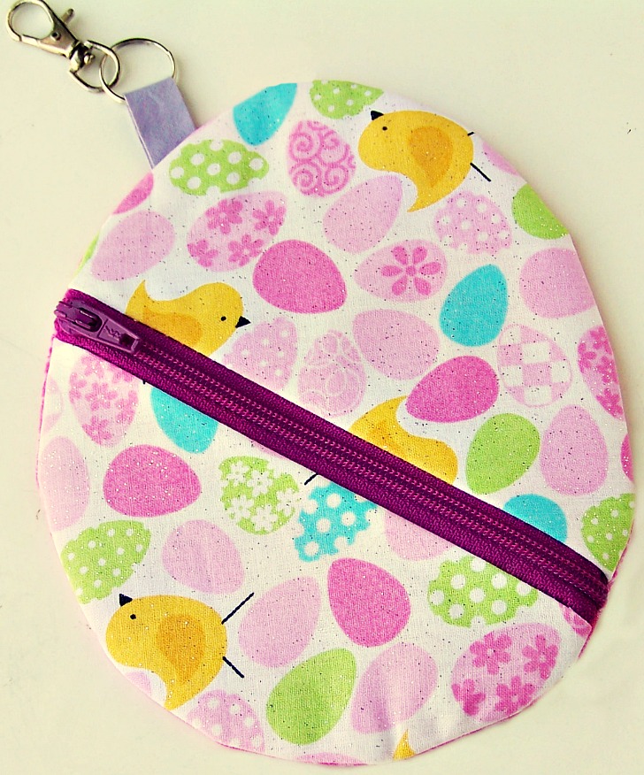 Easter Egg Zipper Pouch Fun Family Crafts