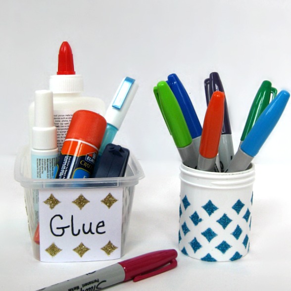 Desk Containers Fun Family Crafts