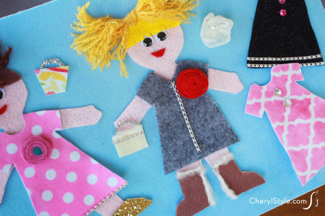 Felt Dress Up Dolls | Fun Family Crafts