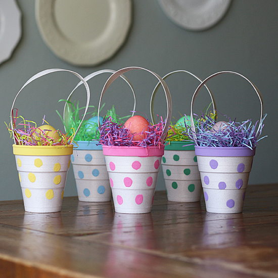 Polka Dot Treat Cups | Fun Family Crafts