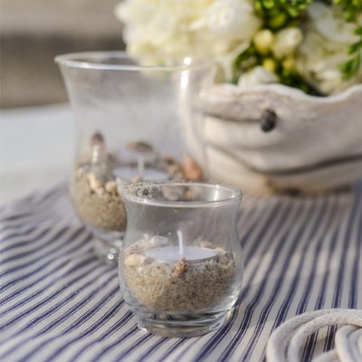 Beachy Candle Votive Holders