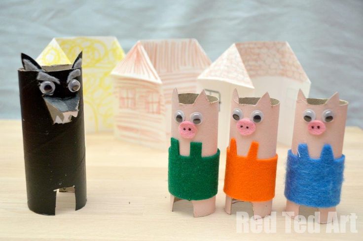 Three Little Pigs Playset | Fun Family Crafts