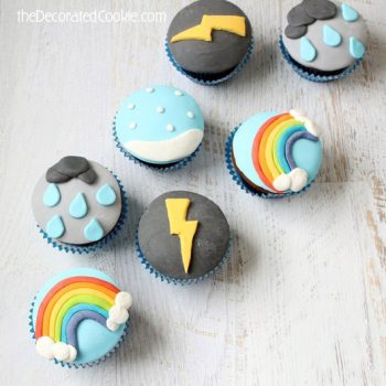 Weather Cupcakes
