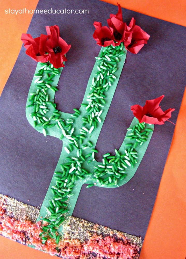 Sensory Cactus Craft | Fun Family Crafts