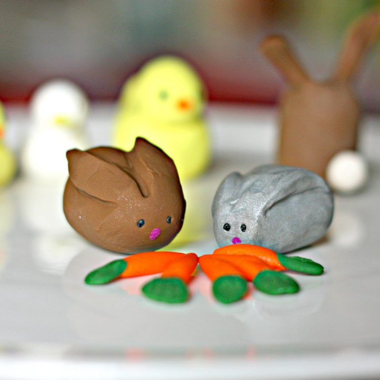 Polymer Clay Easter Animals | Fun Family Crafts