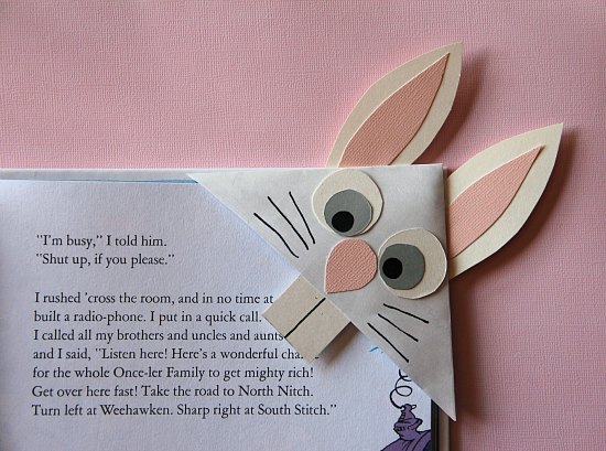 Bunny bookmarks  Crafts, Projects to try, Ribbon flowers