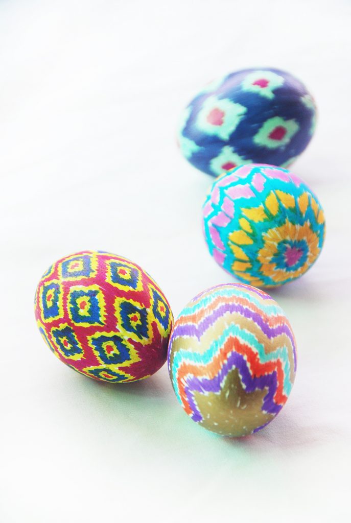 Ikat Easter Eggs | Fun Family Crafts