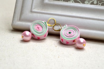 Ribbon Earrings | Fun Family Crafts