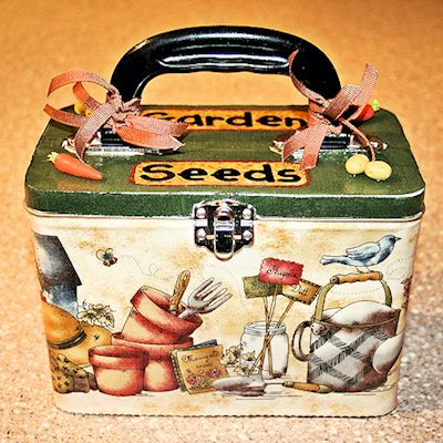 Garden Seed Storage Box