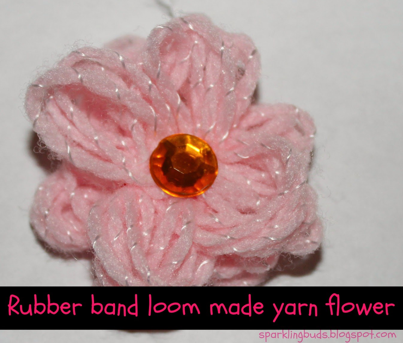 Rubber Band Loom Yarn Flower Fun Family Crafts