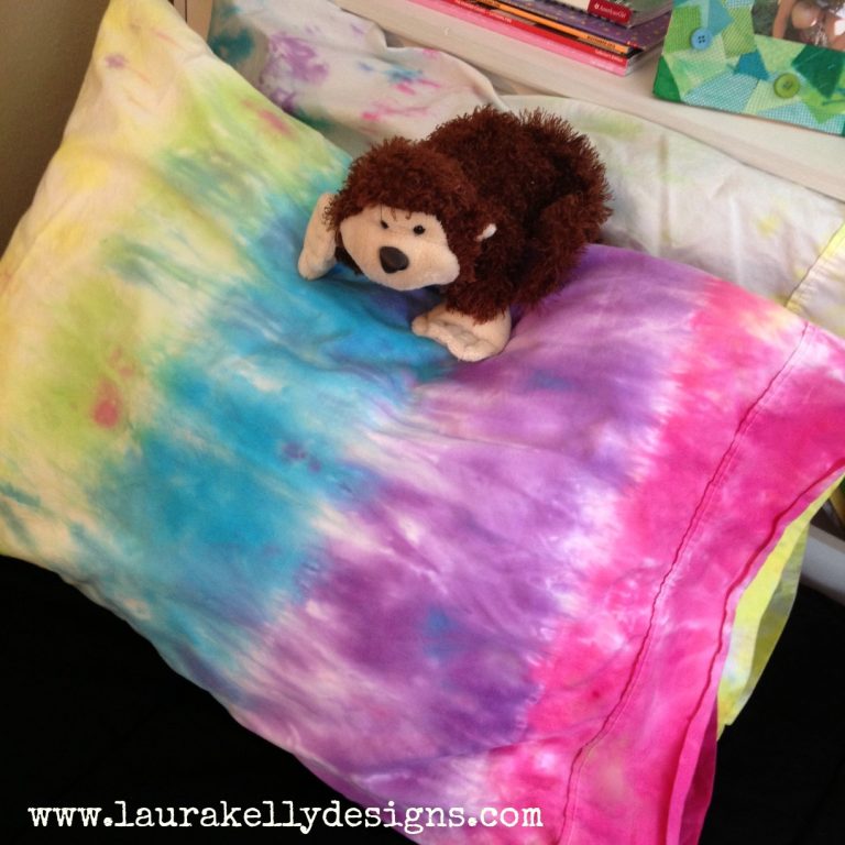 TieDye Pillowcases Fun Family Crafts