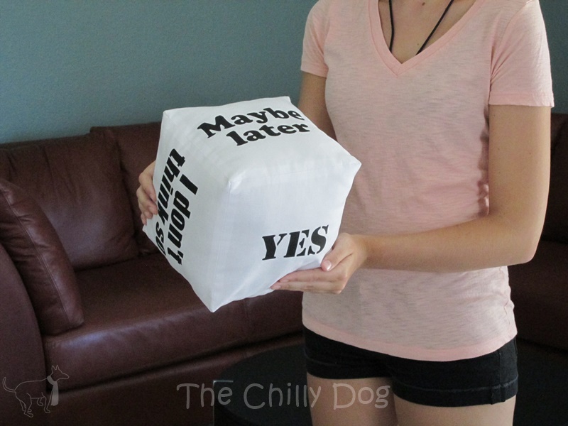 Answer Cube Pillow Fun Family Crafts