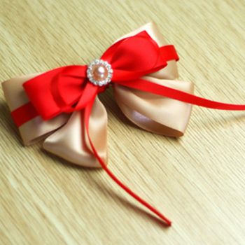 Two-Color Bow Hair Clip