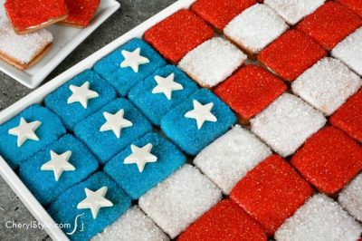 Flag Cookie Tray
