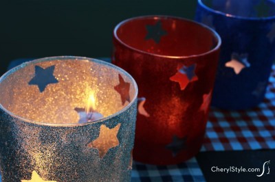 Patriotic Candle Holders