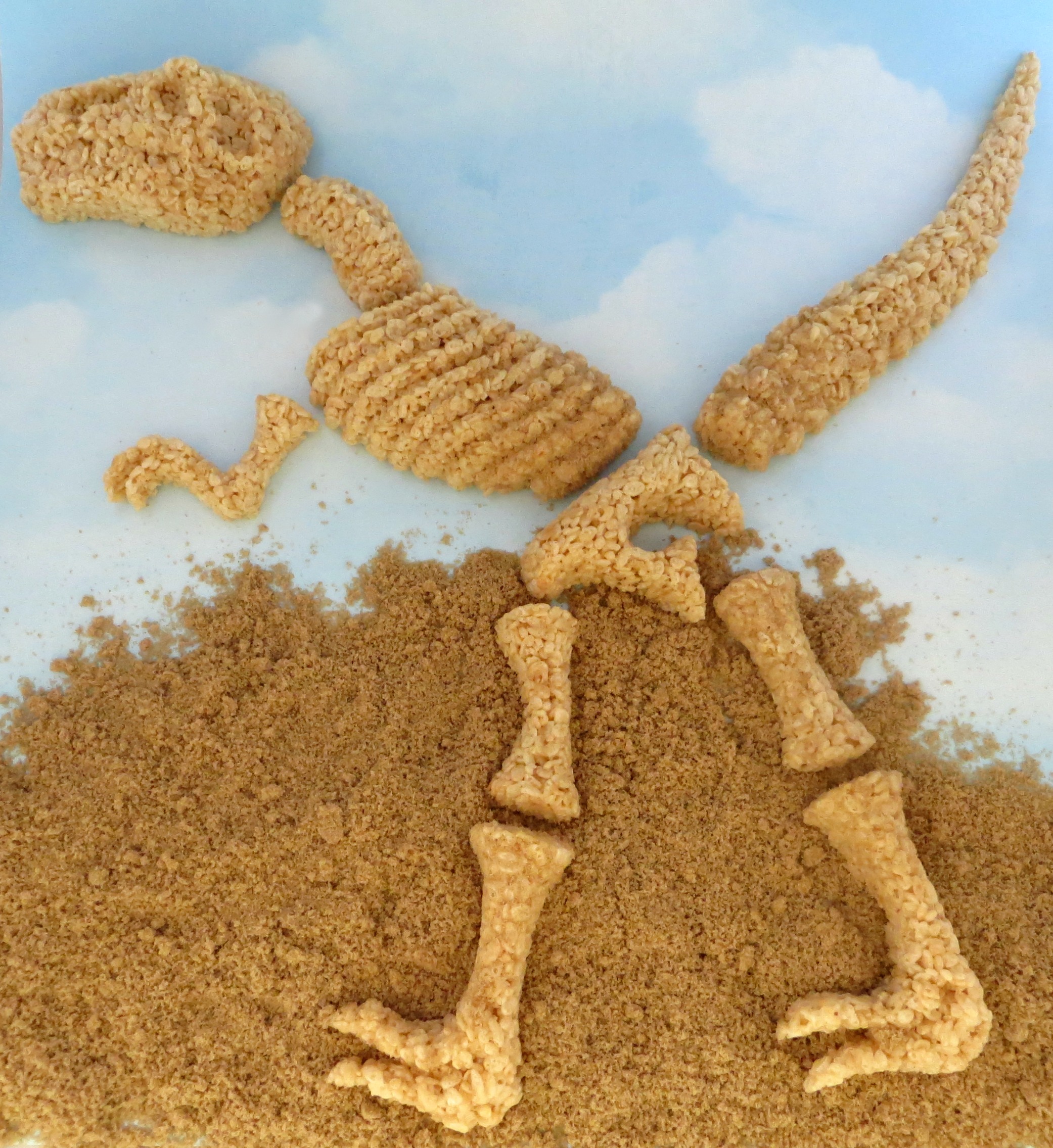 Rice Krispie Treat Dinosaur Bones | Fun Family Crafts