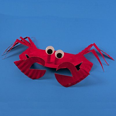 Paper Plate Sea Crab