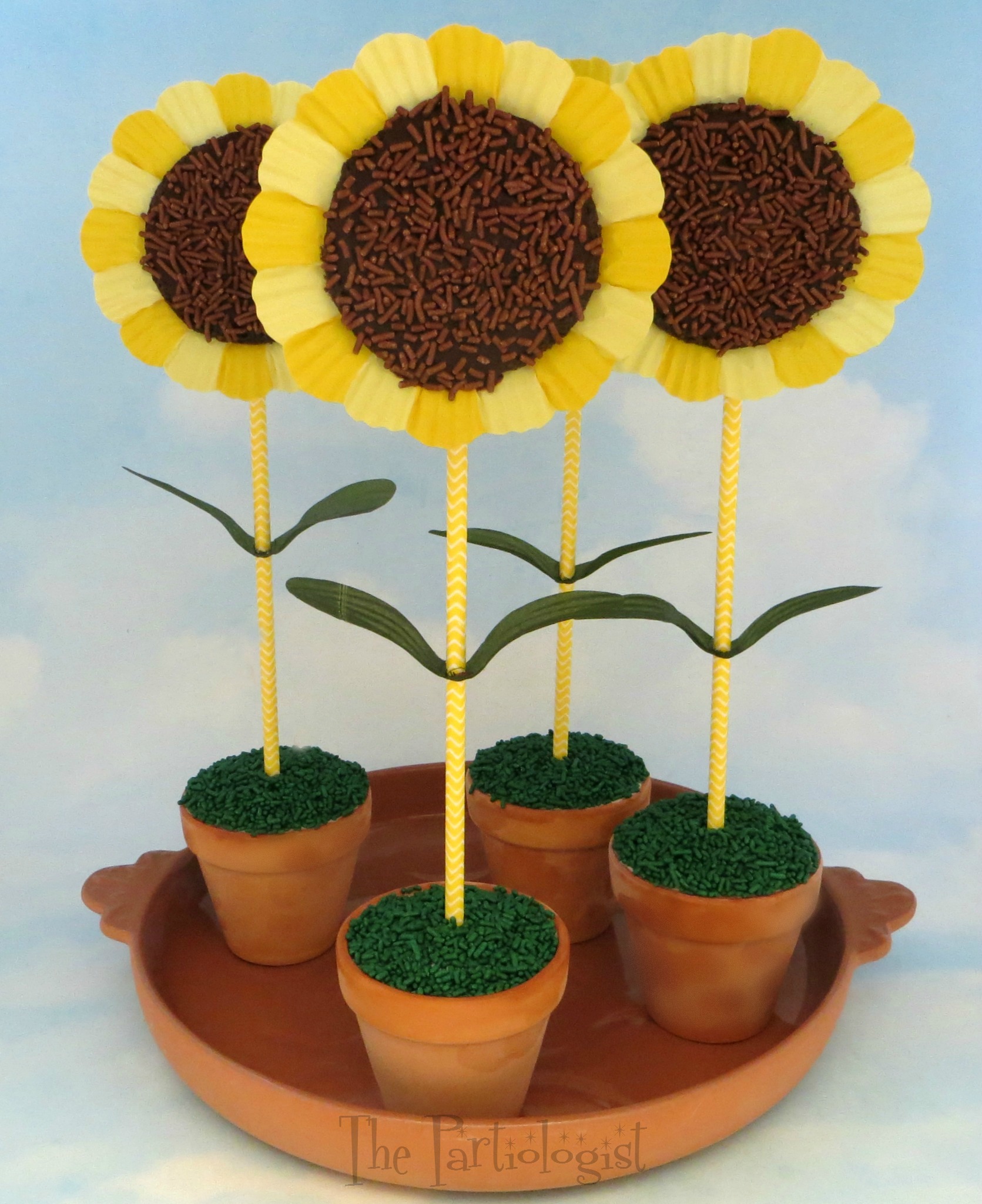 Sunflower Brownies and Ice Cream Fun Family Crafts